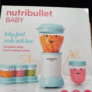 Nutribullet Baby Food Maker - Teal and White